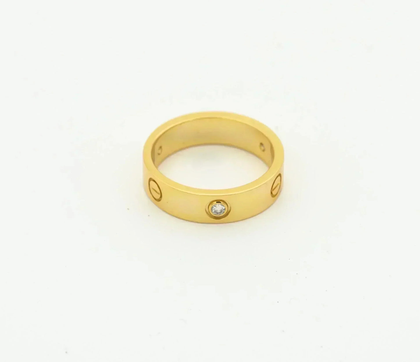 [Spark]LOVE RING 4MM 1 DIAMOND GOLD