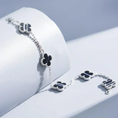 [Spark] CLOVER 5 MOTIF PULSAR STONE BRACELET COLLECTION