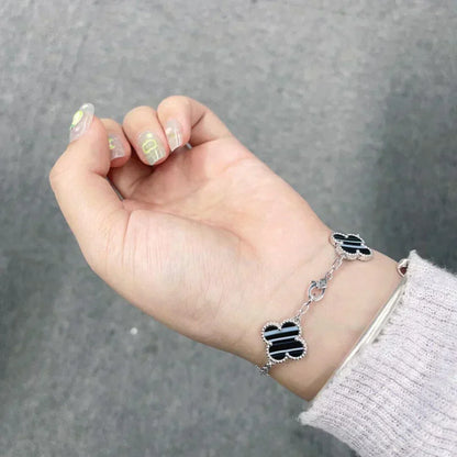 [Spark] CLOVER 5 MOTIF PULSAR STONE BRACELET COLLECTION