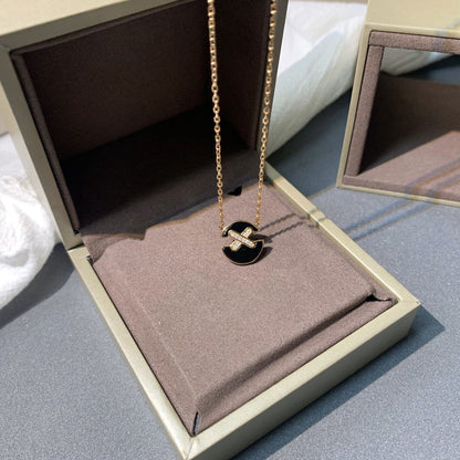 [Spark]JEUX DE PINK GOLD DIAMOND NECKLACE