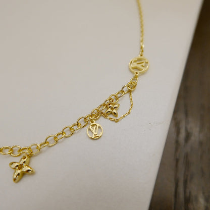 [Spark]BLOOMING SUPPLE NECKLACE BRASS