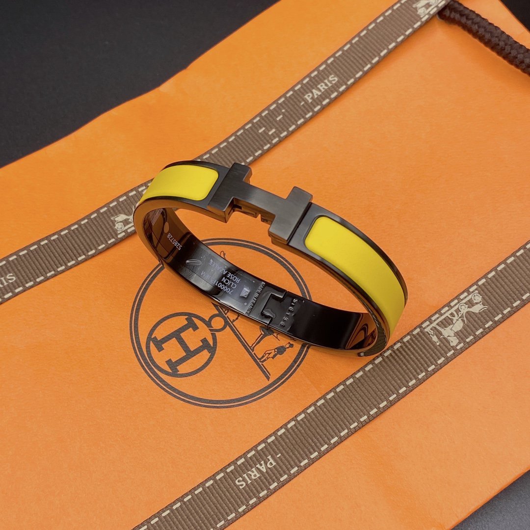 [Spark]CLIC HM SO BLACK YELLOW BRACELET