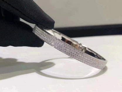 [Spark]HM KELLY BRACELET IN SILVER AND FULL PAVE DIAMOND