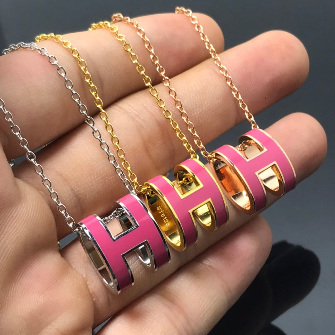 [Spark]H NECKLACE PINK