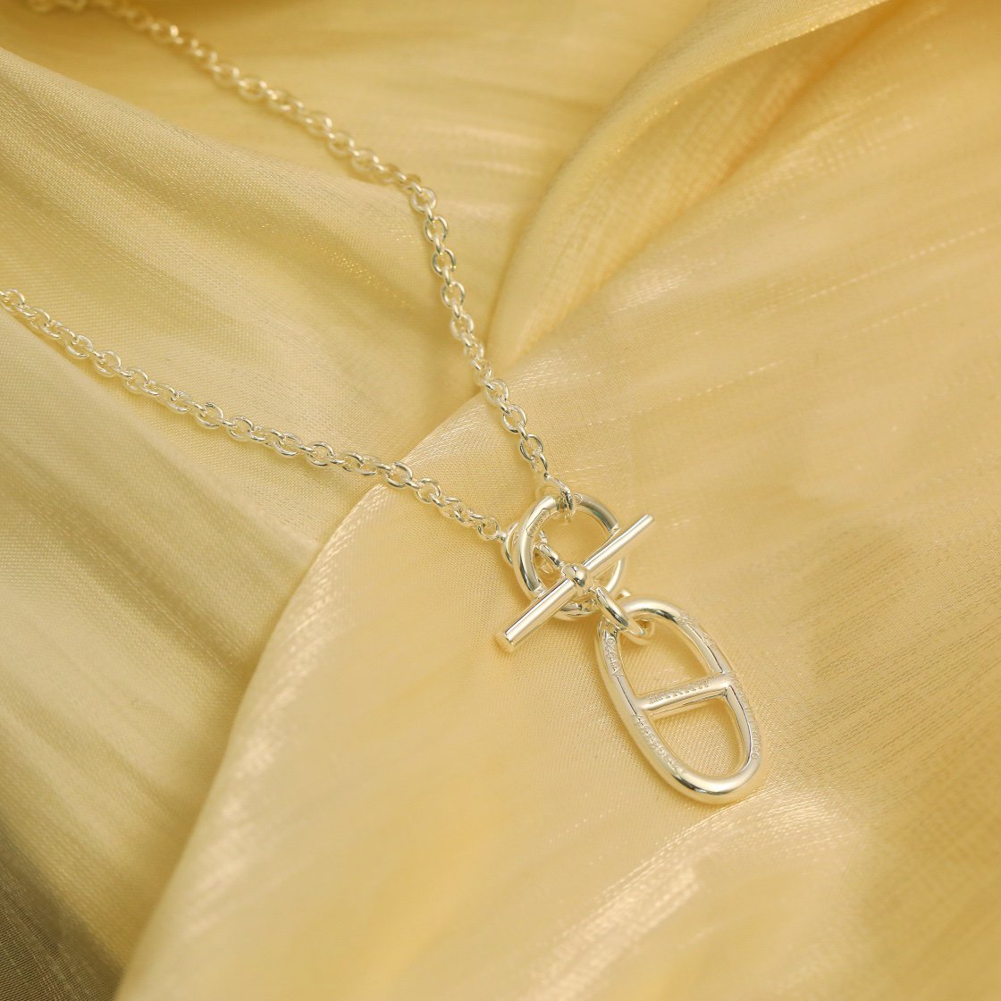 [Spark]HM CHAINE D'ANCRE PENDANT NECKLACE STERLING SILVER