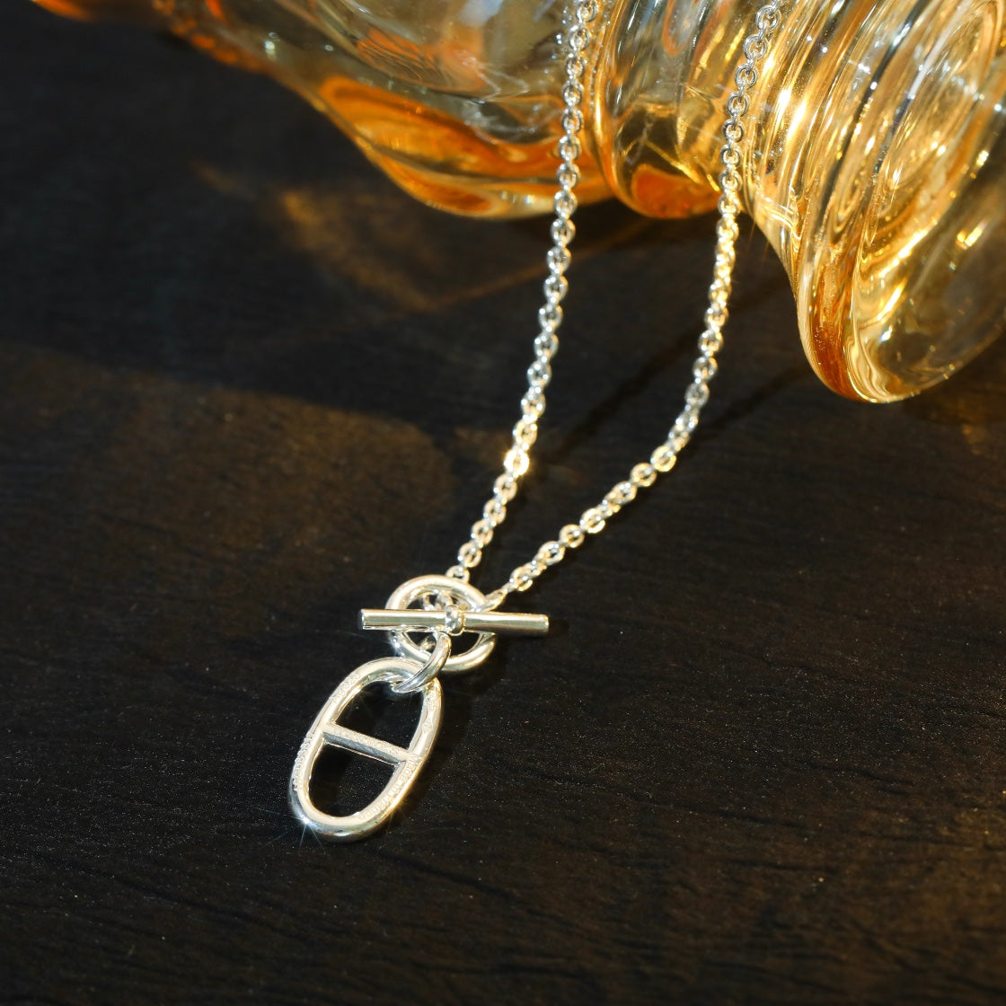 [Spark]HM CHAINE D'ANCRE PENDANT NECKLACE STERLING SILVER