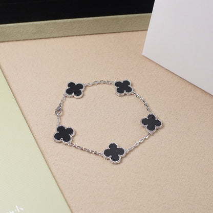 [Spark] CLOVER 5 MOTIF ONYXS BRACELET COLLECTION