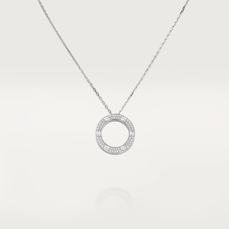 [Spark]LOVE NECKLACE ADJUSTABLE SILVER