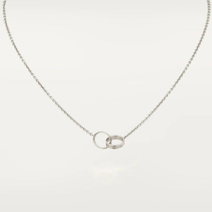 [Spark]LOVE NECKLACE PINK GOLD AND SILVER