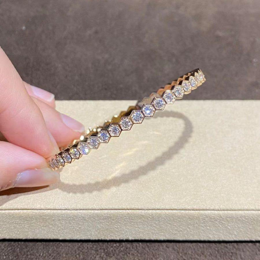 [Spark]BEE LOVE GOLD BRACELET FULL DIAMOND