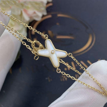 [Spark]JEUX BRACELET WHITE MOP GOLD 1 DIAMOND