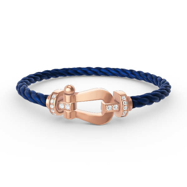[Spark]FORCE LARGE HORSESHOE HALF DIAMOND BRACELET Spark GOLD