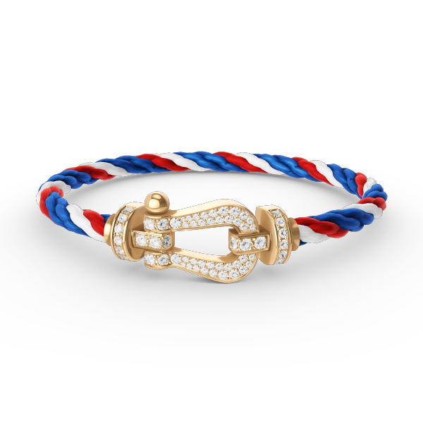 [Spark]FORCE LARGE HORSESHOE FULL DIAMOND BRACELET GOLD