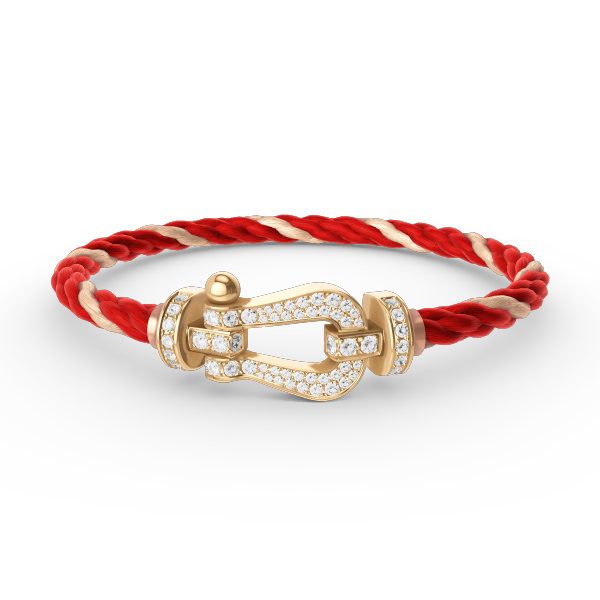 [Spark]FORCE LARGE HORSESHOE FULL DIAMOND BRACELET GOLD