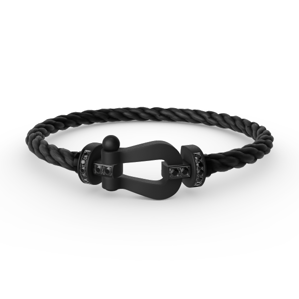 [Spark]FORCE LARGE SERIES HORSESHOE BLACK SAMURAI BRACELET
