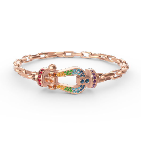 [Spark]FORCE LARGE HORSESHOE CLASP  METAL BRACELET