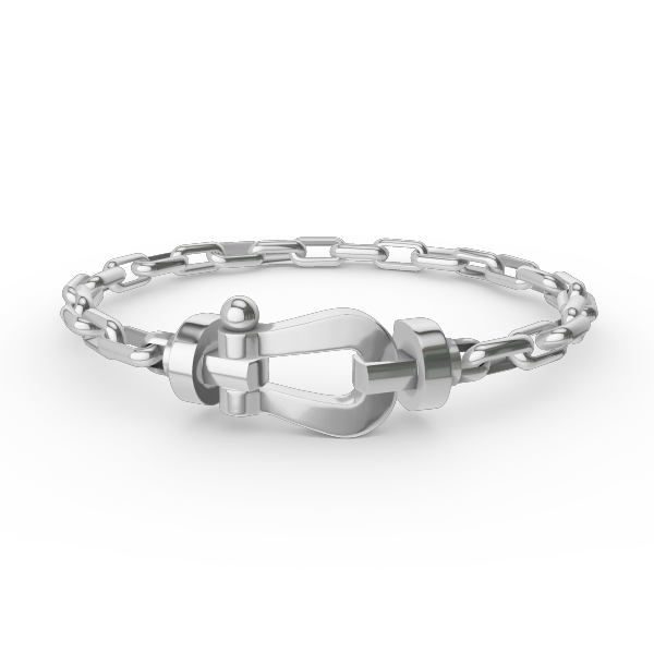 [Spark]FORCE LARGE HORSESHOE CLASP  METAL BRACELET