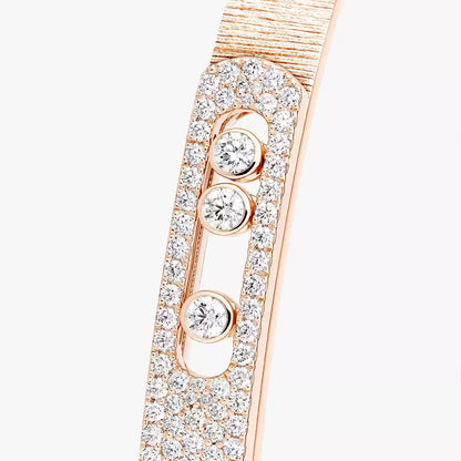 [Spark]Move Noa Ciselé half pavé bangle
