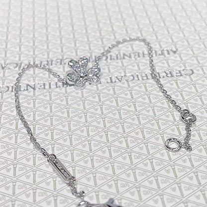 [Spark]FRIVOLE SILVER FLOWER DIAMOND BRACELET