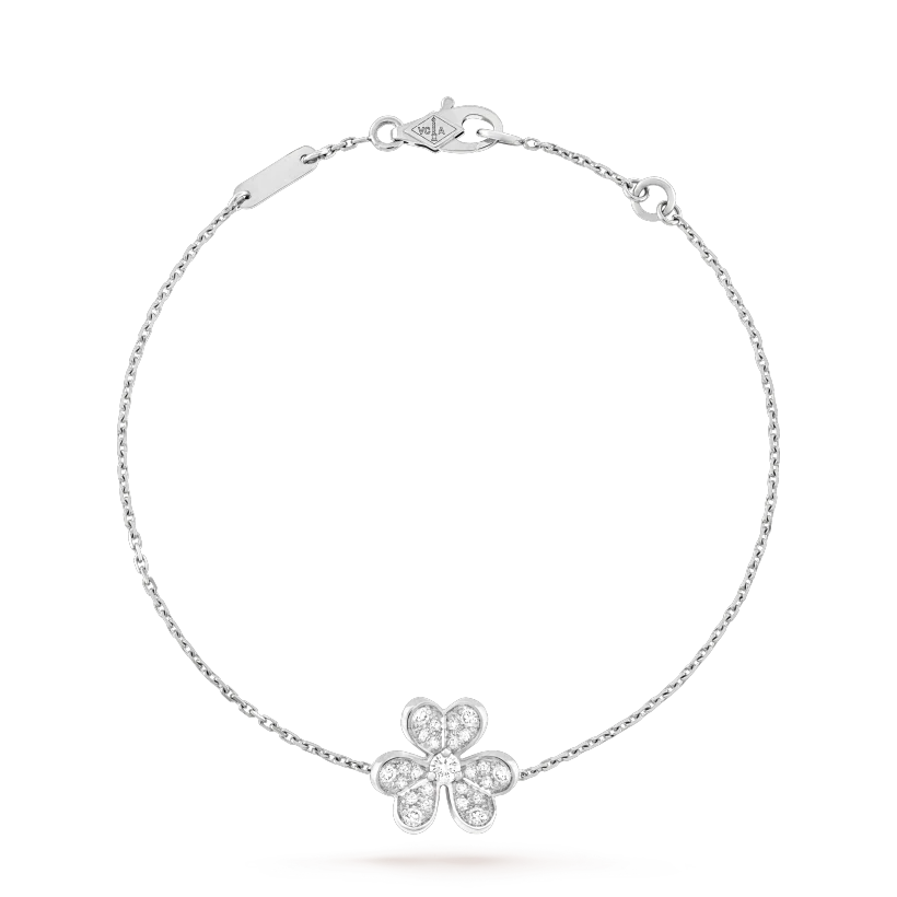 [Spark]FRIVOLE SILVER FLOWER DIAMOND BRACELET