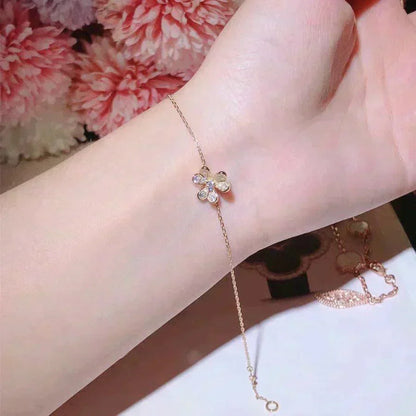 [Spark]FRIVOLE GOLD FLOWER DIAMOND BRACELET