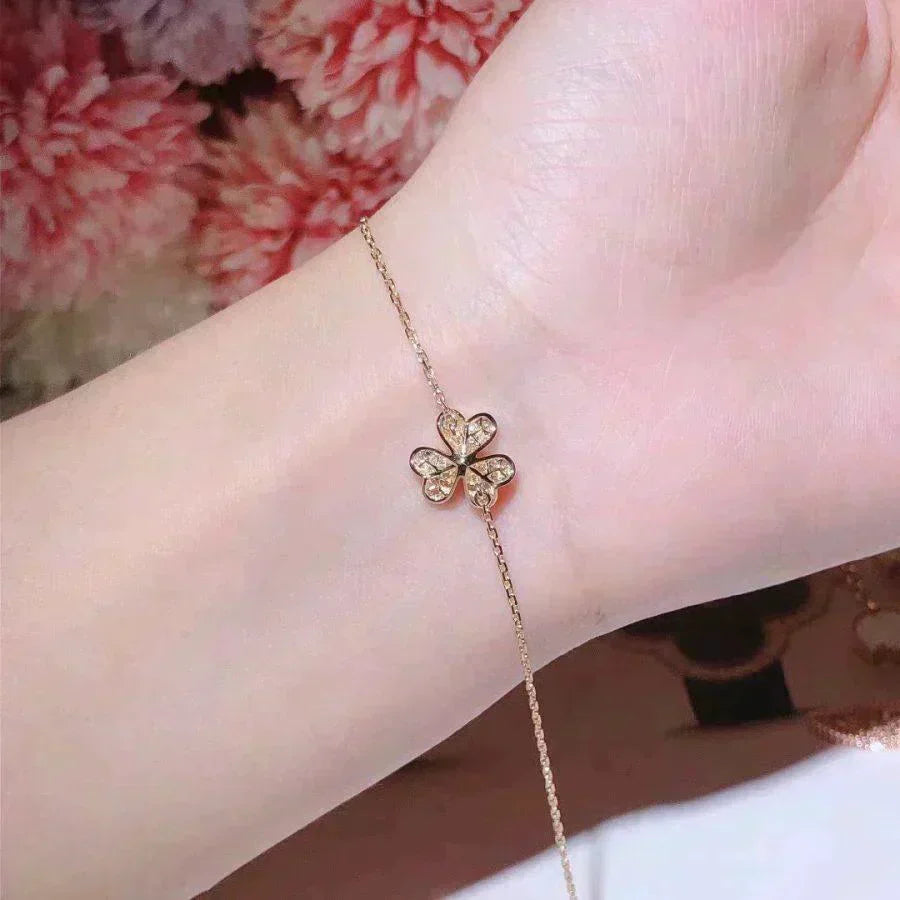[Spark]FRIVOLE GOLD FLOWER DIAMOND BRACELET