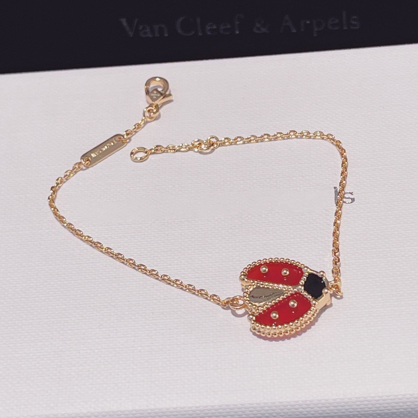 [Spark]LUCKY SPRING 1 MOTIF PINK GOLD BRACELET