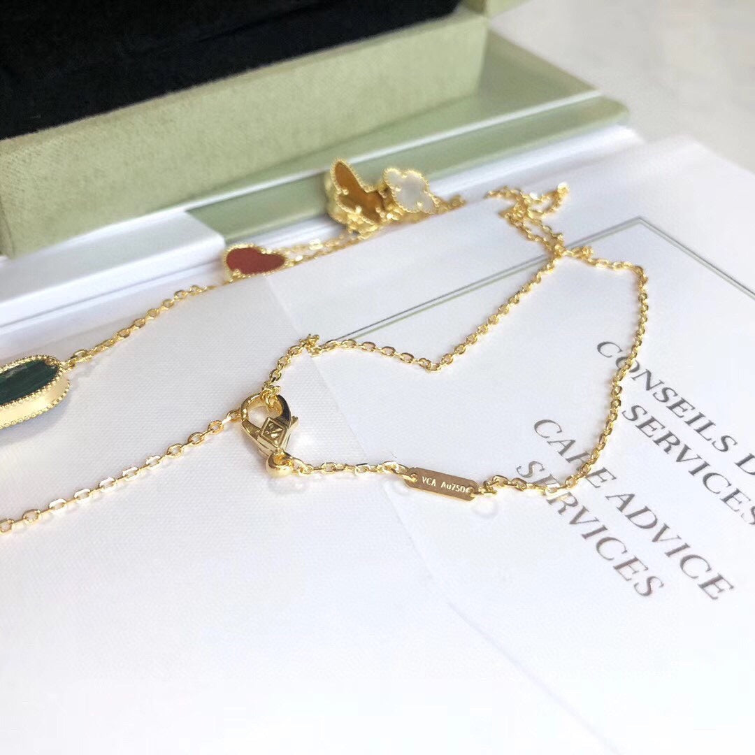 [Spark]LUCKY SPRING 4 MOTIFS Spark GOLD NECKLACE