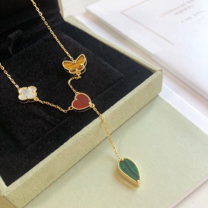 [Spark]LUCKY SPRING 4 MOTIFS Spark GOLD NECKLACE